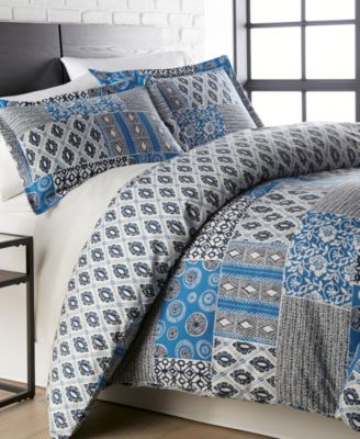 Southshore Fine Linens Global Patchwork Down Alternative 3-Pc. Comforter Set, Full/Queen