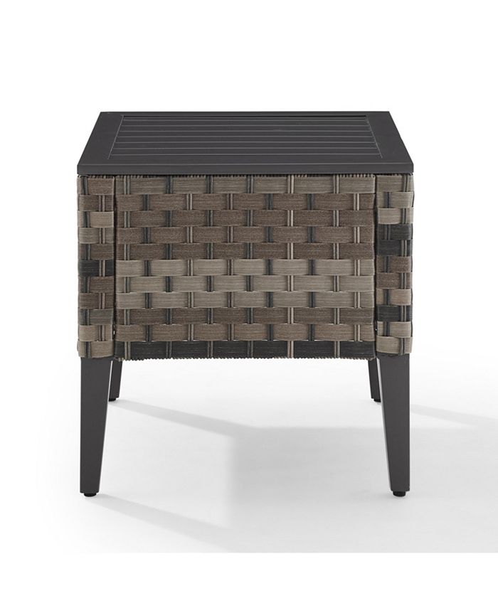 Crosley Prescott Outdoor Wicker Side Table Macy's