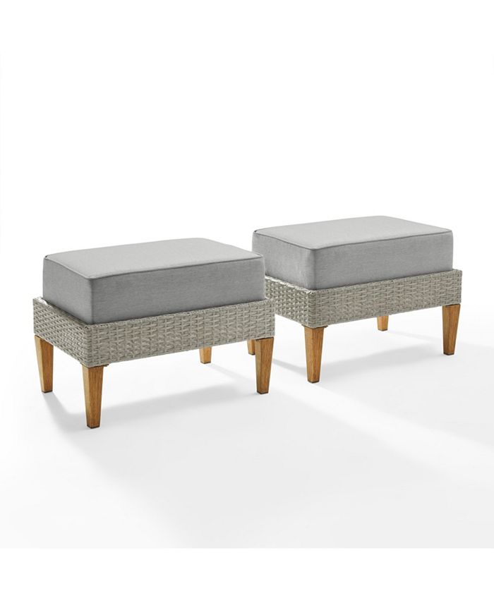 Crosley capella cheap outdoor wicker sofa