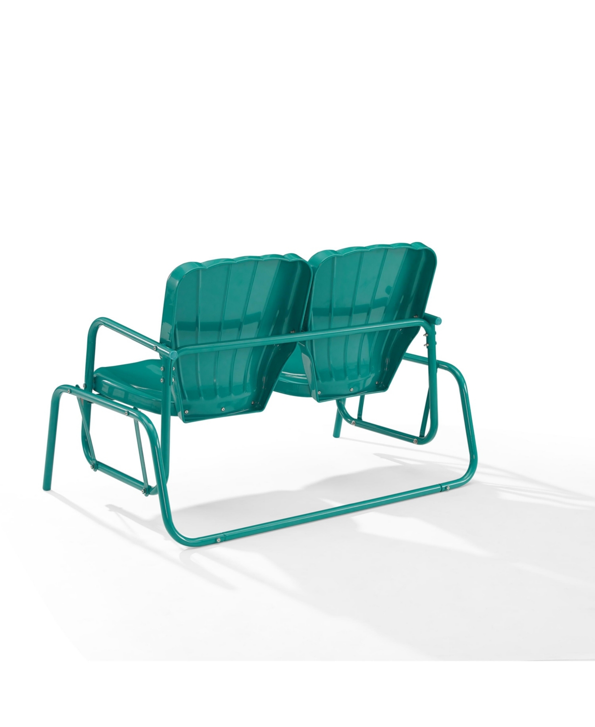 Ridgeland Outdoor Metal Loveseat Glider