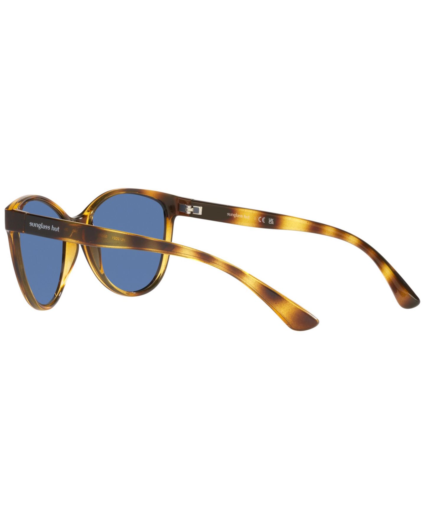 Женские солнцезащитные очки Sunglass Hut Collection Sunglasses, HU202155-X, цвет: Блестящий гавана — фото 6