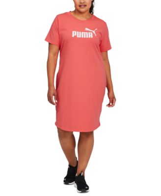 Puma Plus Size Logo T-Shirt Dress - Macy's