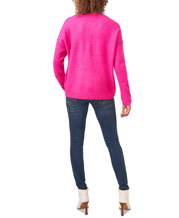 Vince Camuto Long Sleeve Extend Shoulder Sweater & Reviews Women Macy's
