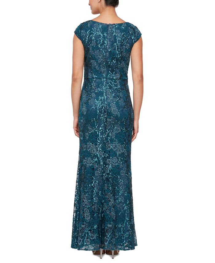 Alex evening cheap embroidered gown