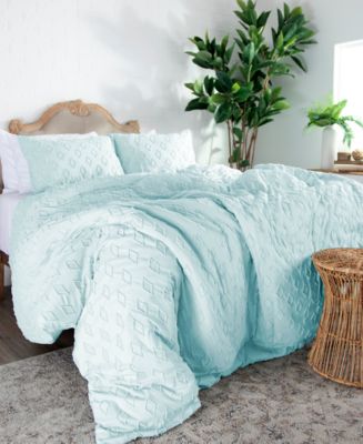 Southshore Fine Linens Gemma Textured Duvet Cover Sets - Macy's