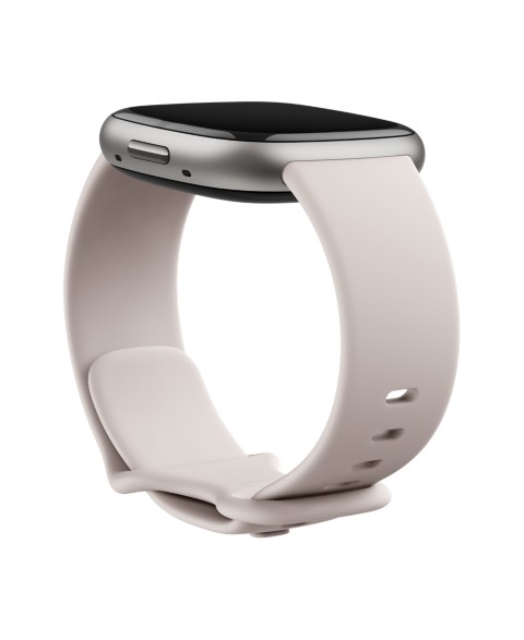 Смарт-часы Fitbit Sense 2 Lunar White Platinum, 39 мм