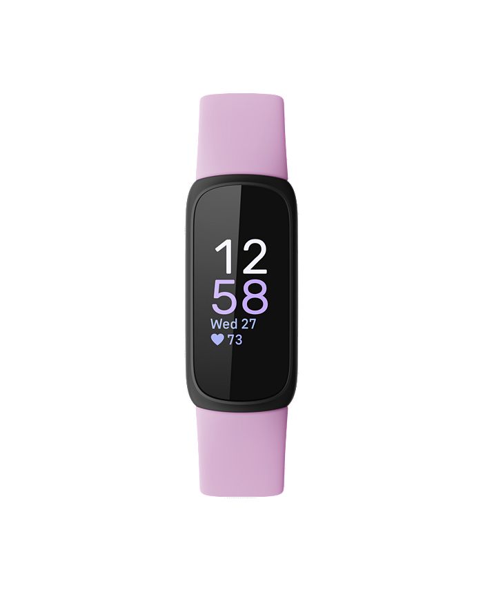 Fitbit Inspire 3 Lilac Bliss Wellness Tracker Watch, 19.5mm - Macy's