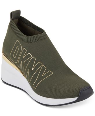 DKNY Women's Pavi Slip-On Wedge Sneakers & Reviews - Athletic Shoes ...