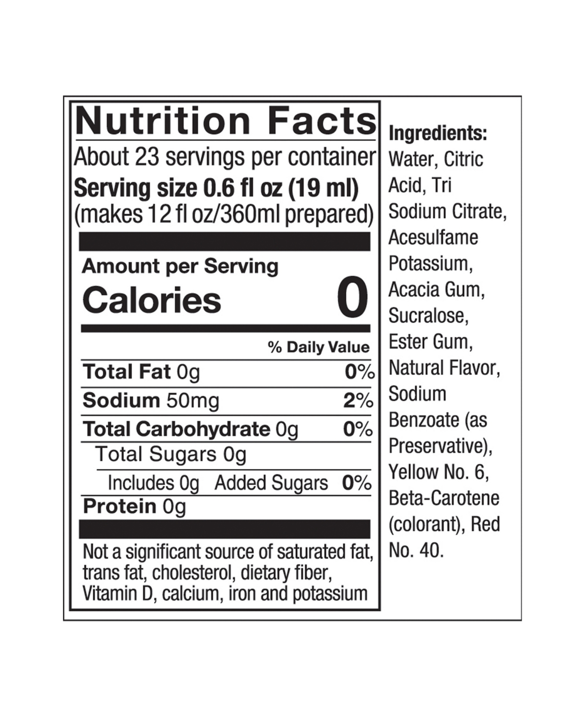 SodaStream Diet Orange Mix Set of 4