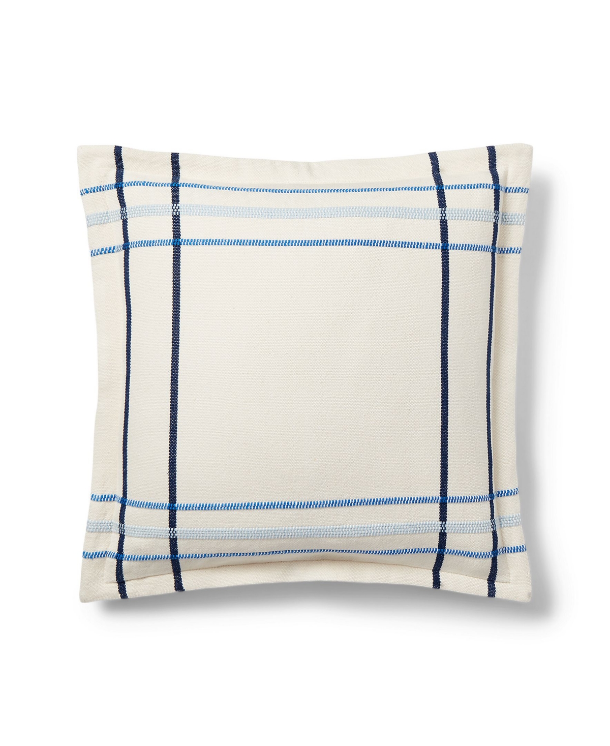 Ralph Lauren Arielle Frame Decorative Pillow, 20" X 20" Bedding In Navy Multi