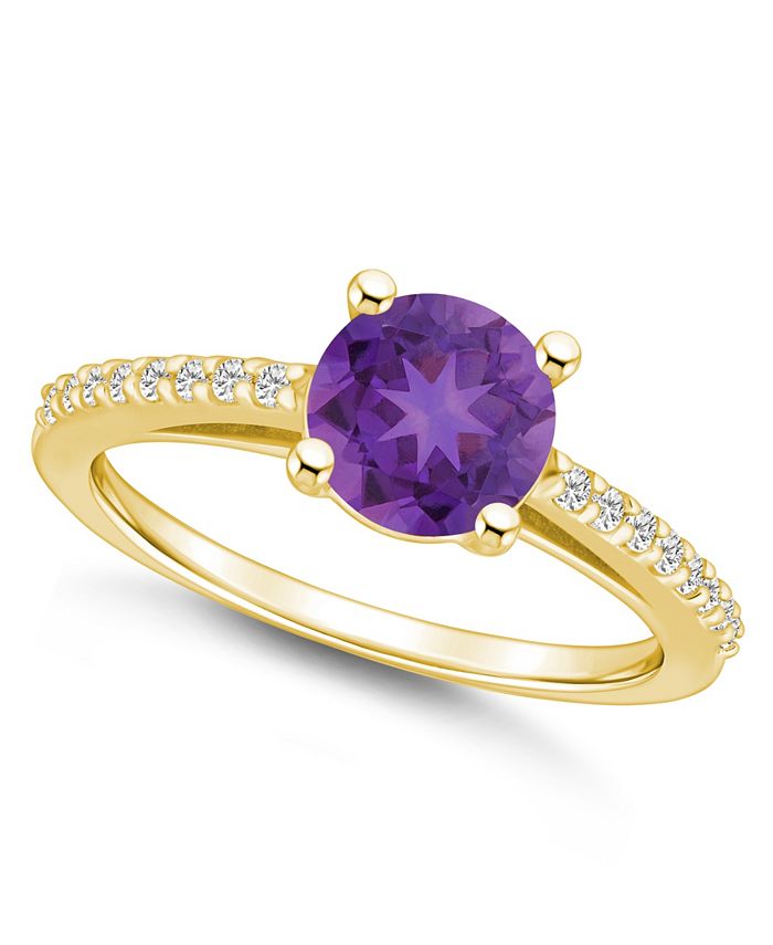 Macy's cheap amethyst rings