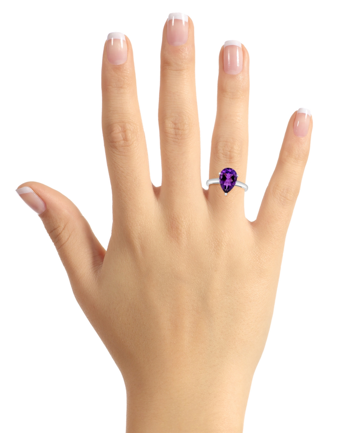 Macy's(2-3/4 ct. t.w.) Ring in 14K White Gold - Amethyst