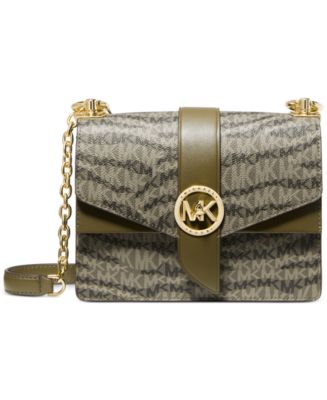 Michael Kors Logo Greenwich Small Convertible Crossbody - Macy's