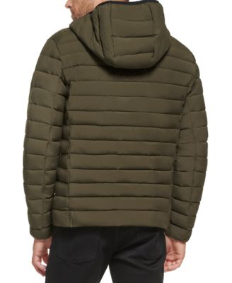 Men's Hooded & Quilted Packable Jacket