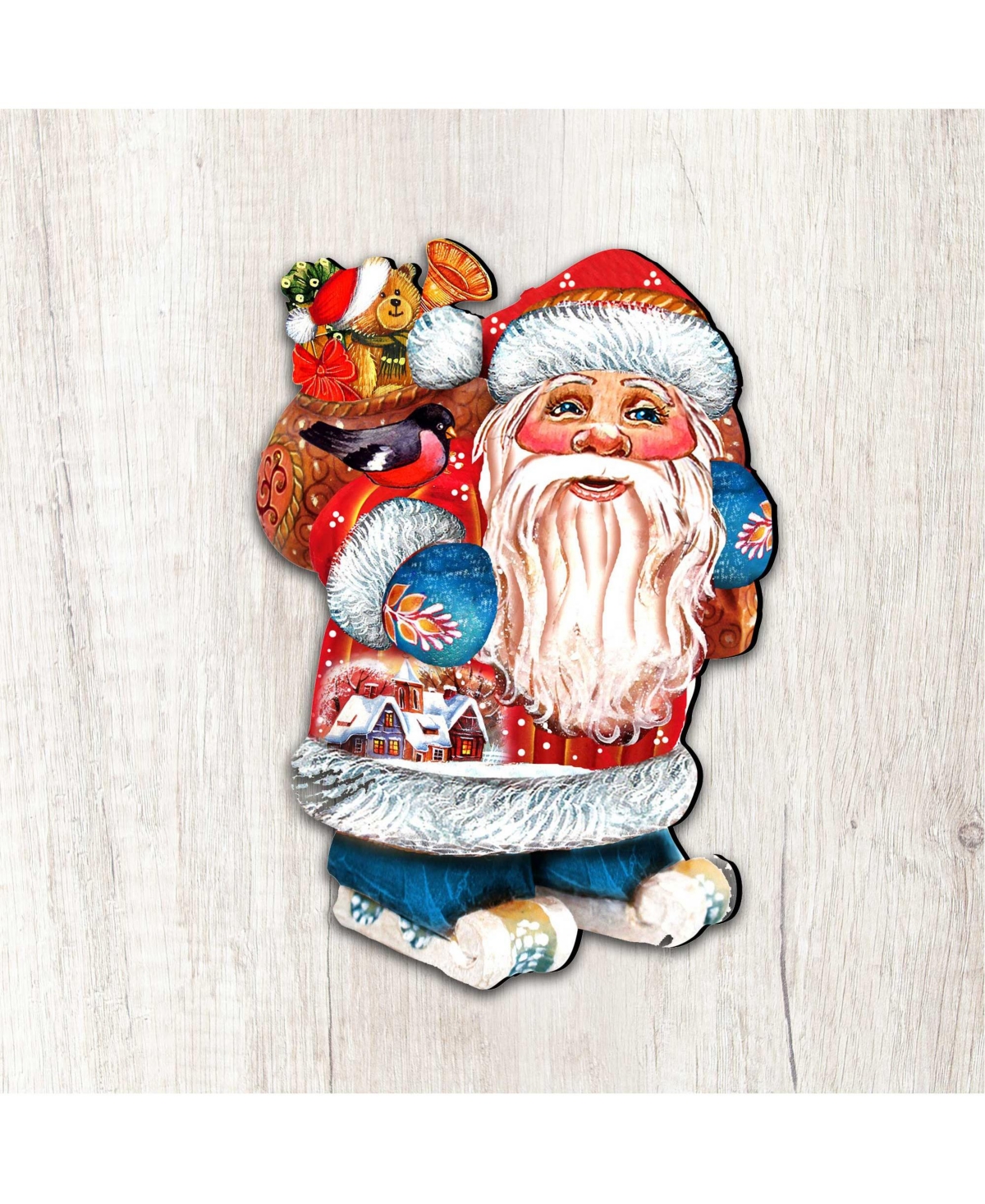 Designocracy Caring Gift Bag Santa