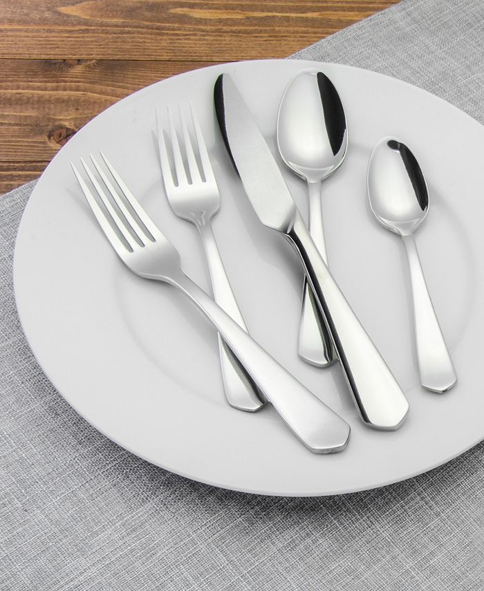 Kitchinox Penthouse 50 Piece Flatware Set, Service for 8 Macy's