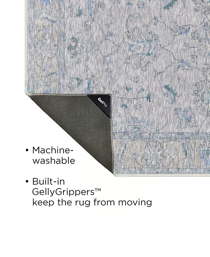GelPro Nevermove Traditional Jordan Kitchen Runner, 24" x 76" Macy's