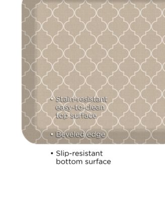 Designer Comfort Trellis Fatigue-Resistant Mat, 20" x 32"