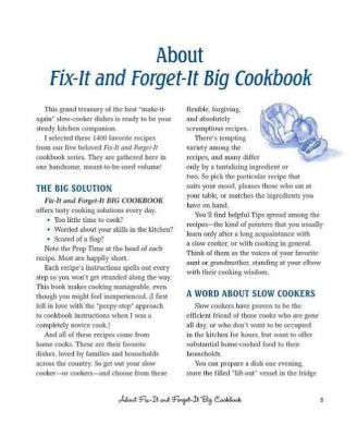 Fix-It and Forget-It Big Cookbook: 1400 Best Slow Cooker Recipes! by Phyllis Good