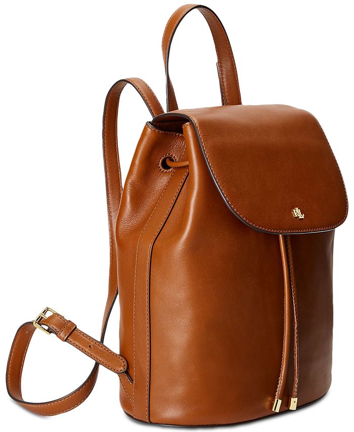 Lauren Ralph Lauren Leather Medium Winny Backpack - Macy's