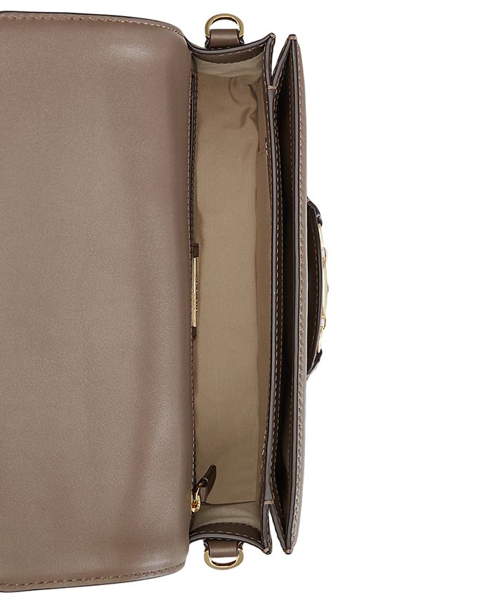 Lauren Ralph Lauren Sydnee Striped Canvas Small Shoulder Bag - Macy's