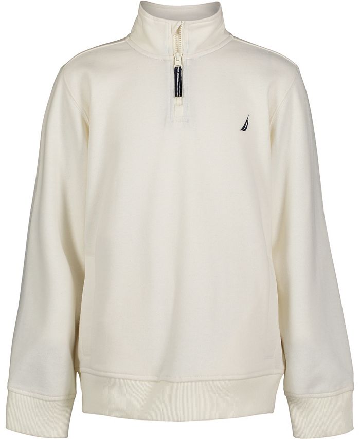 Nautica Little Boys Fleece Mock Neck Pullover Sweatshirt Macy s