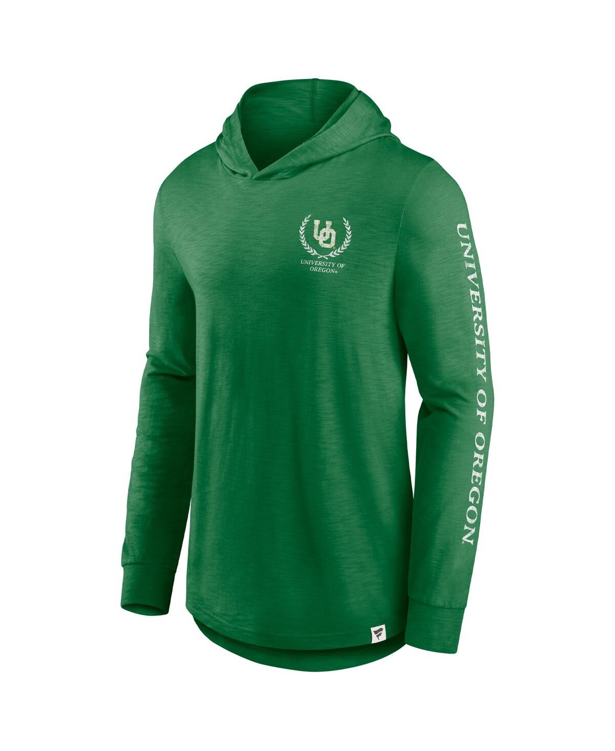 Men's FanaticsOregon Ducks Photo Finish Hoodie Long Sleeve T-shirt - Green