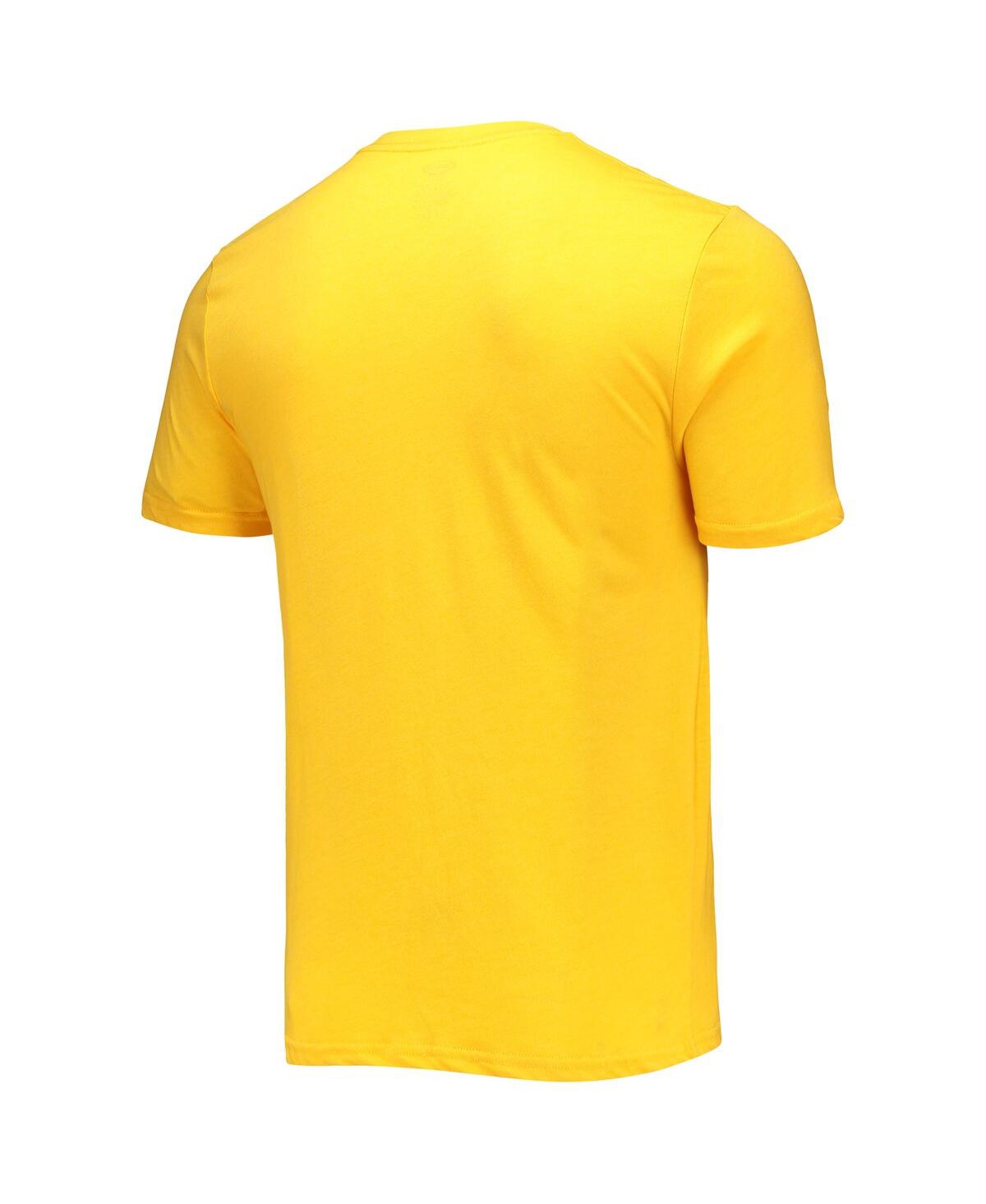 Concepts Sport Men's  Heathered Charcoal, Yellow Wichita State Shockers Meter T-shirt And Pants Sleep In Heathered Charcoal,yellow