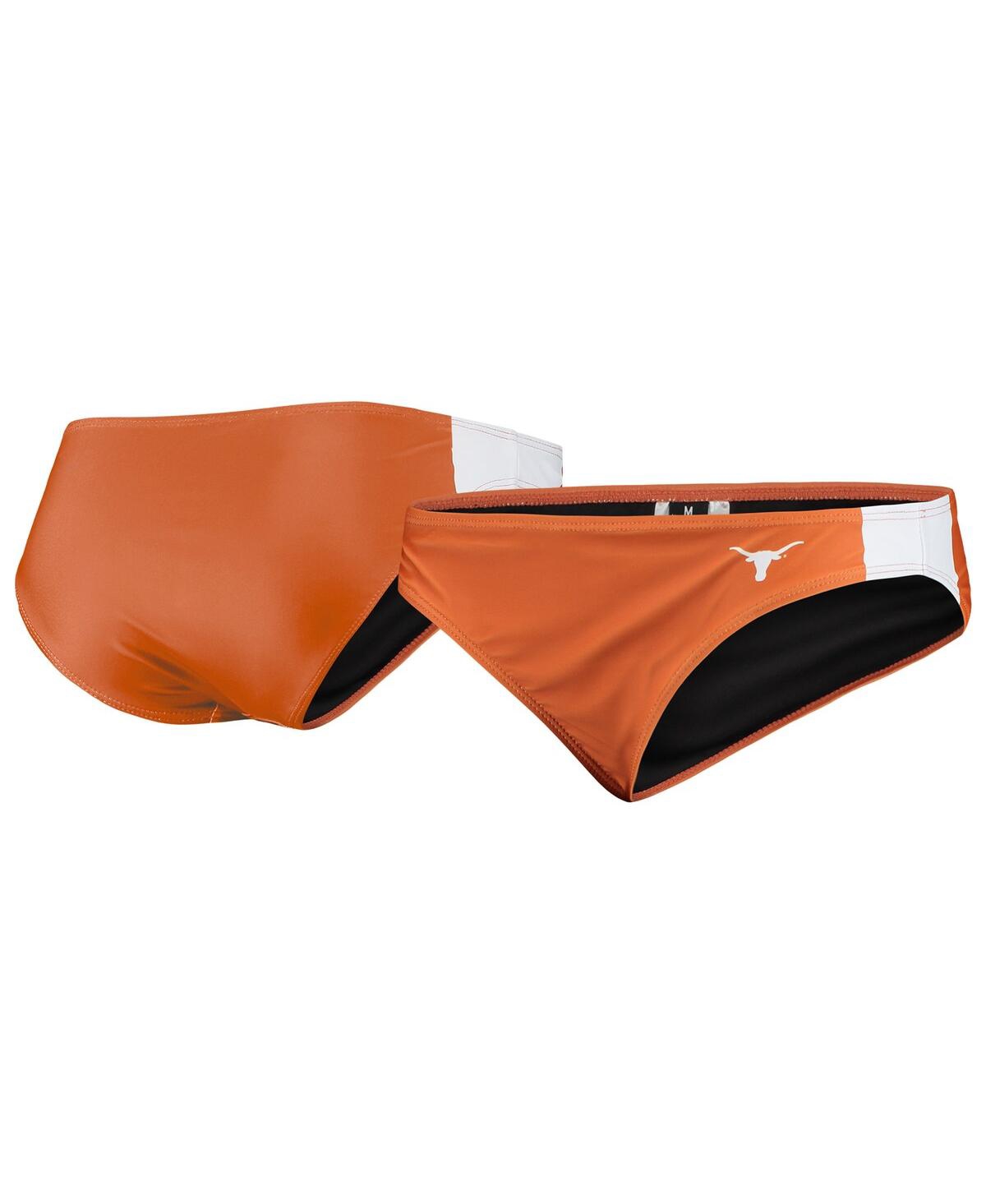 Women's Foco Texas Orange Texas Longhorns Wordmark Bikini Bottom - Texas Orange
