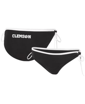 Women's Black Clemson Tigers Perfect Match Bikini Bottom