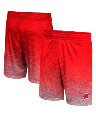 Men's Colosseum Red Wisconsin Badgers Walter Shorts - Macy's