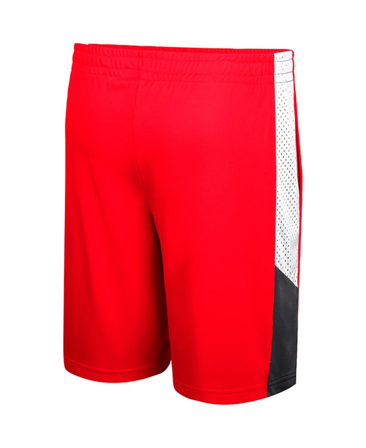 Shop Colosseum Men's  Red Wisconsin Badgers Very Thorough Shorts