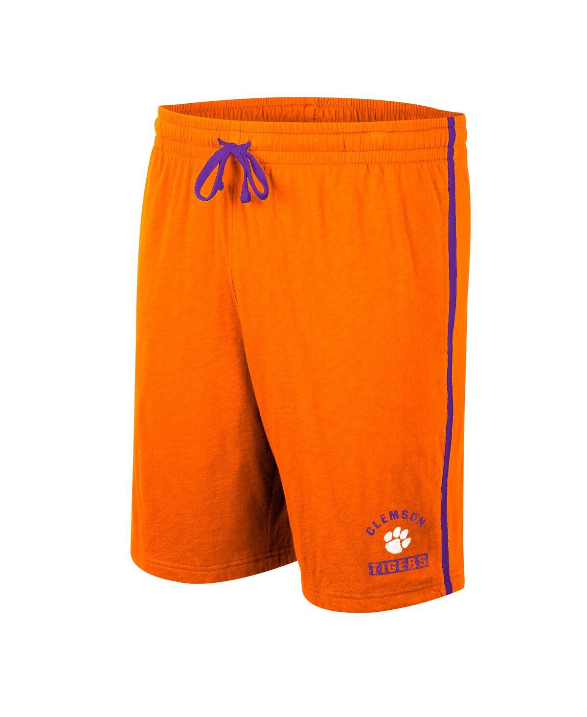 Shop Colosseum Men's  Orange Clemson Tigers Thunder Slub Shorts