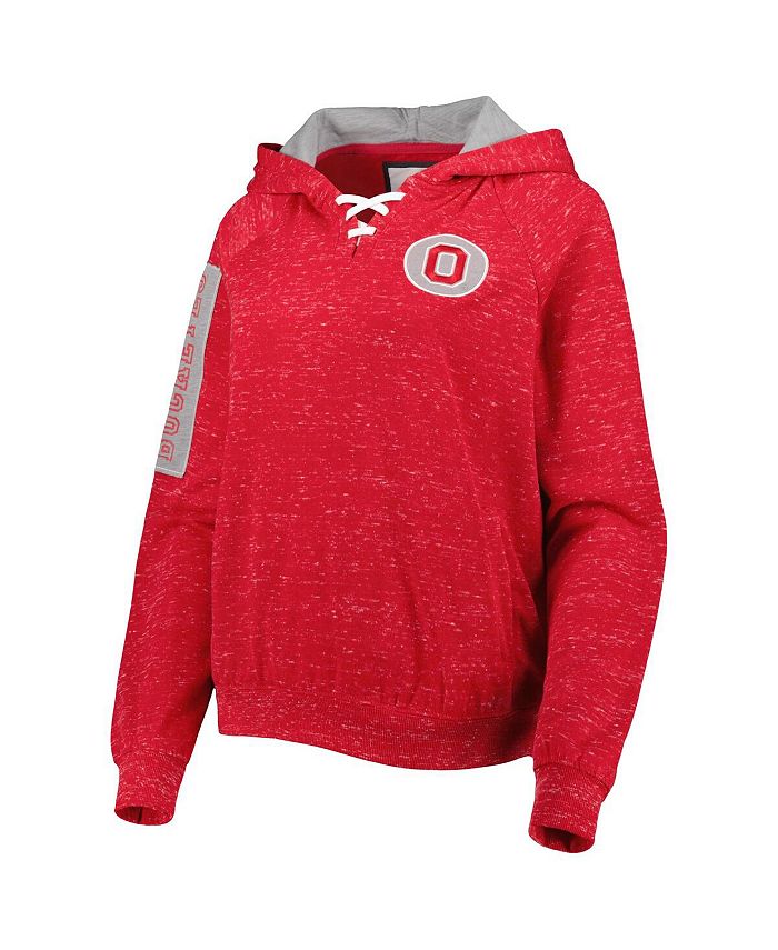 Colosseum Women's Scarlet Ohio State Buckeyes The Devil Speckle Lace ...