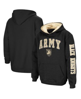 Big Boys Black Army Black Knights 2-Hit Team Pullover Hoodie