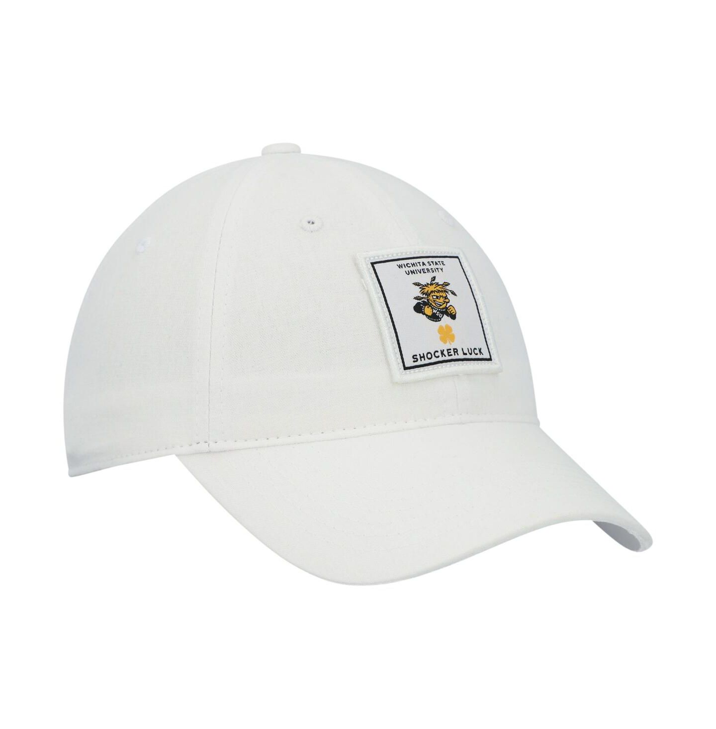 Мужская кепка Black Clover White Wichita State Shockers Dream Adjustable Hat — фото 4