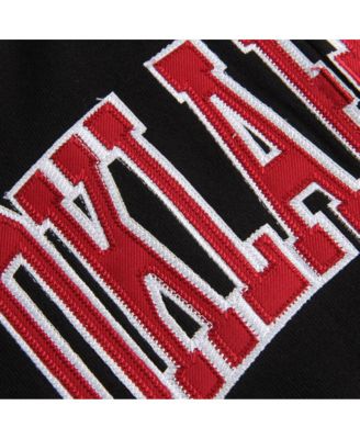 Women's Black Oklahoma Sooners Arched Name Full-Zip Hoodie