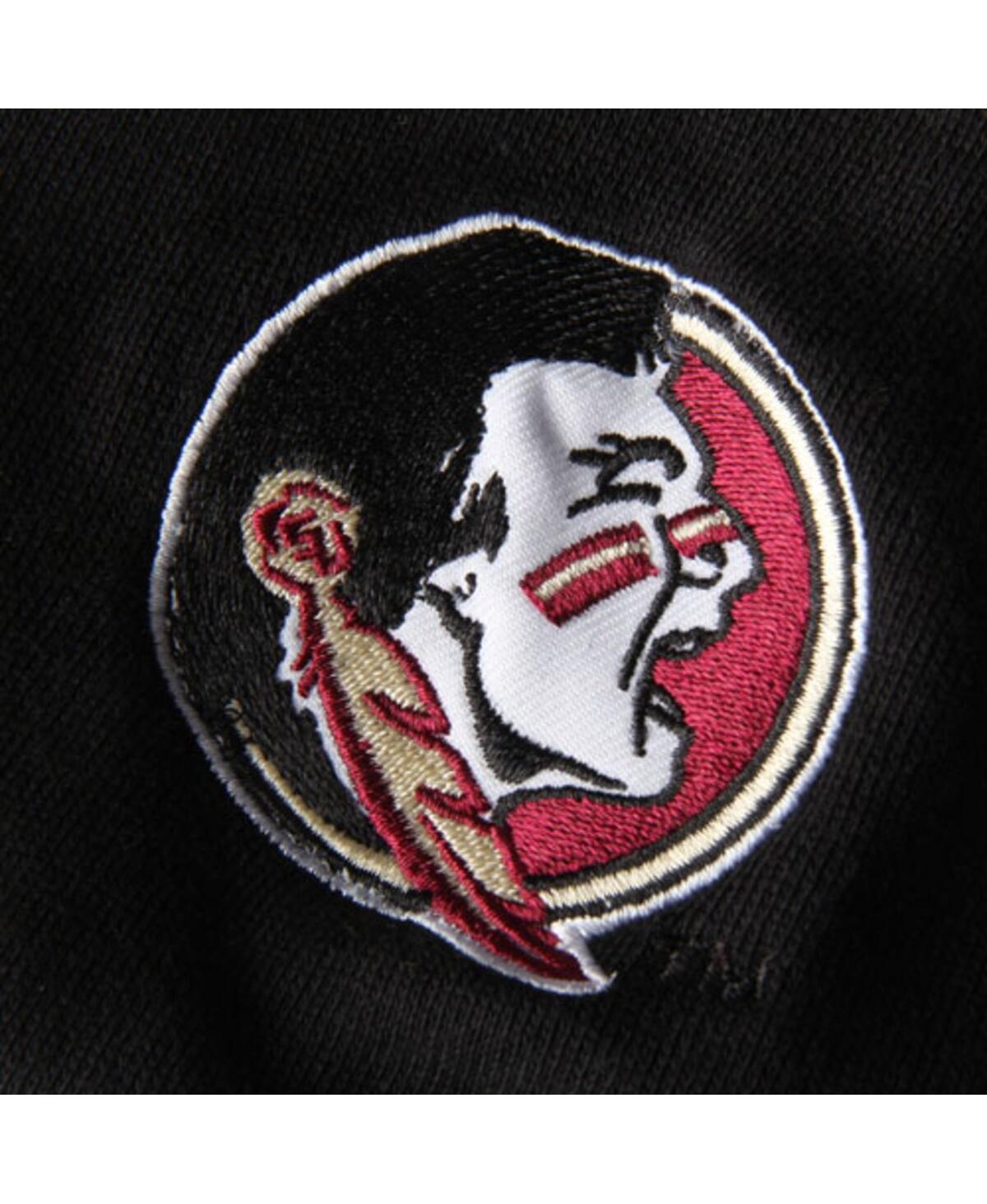 Colosseum Women's  Black Florida State Seminoles Arched Name Full-zip Hoodie In Black