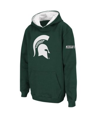 Big Boys Michigan State Spartans Big Logo Pullover Hoodie