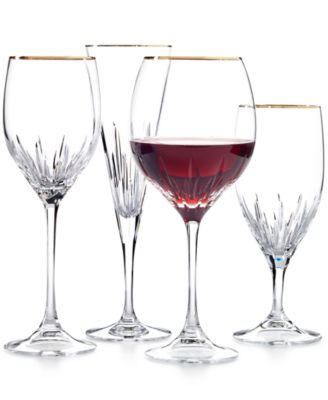 Vera Wang Wedgwood Duchesse Gold Stemware Collection