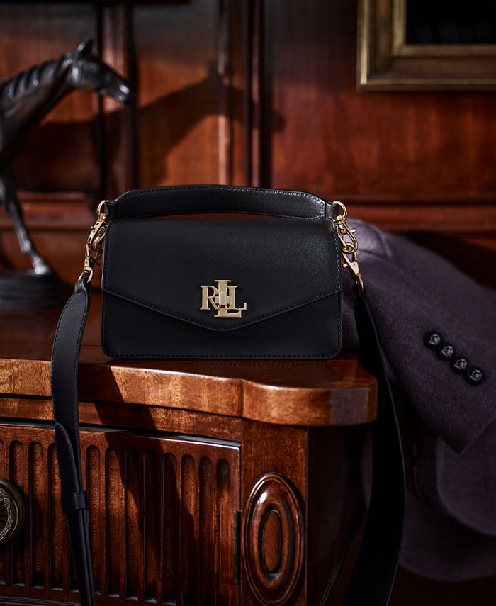 Lauren Ralph Lauren Small Leather Tayler Convertible Crossbody Bag &  Reviews - Handbags & Accessories - Macy's