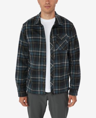 O'Neill Men's Glacier Peak Flannel Shirt - Macy's