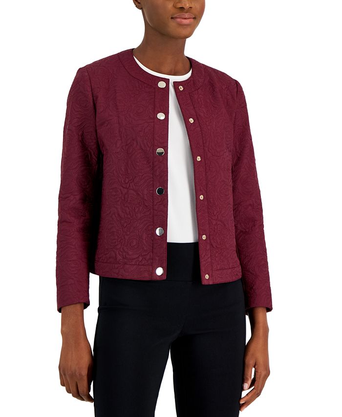 Anne klein red jacket hotsell