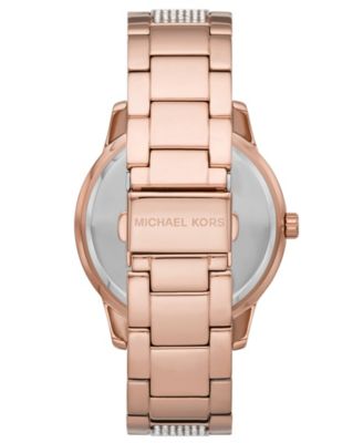 Women's Tibby Multifunction Rose Gold-Tone Stainless Steel Bracelet Strap Watch 40mm