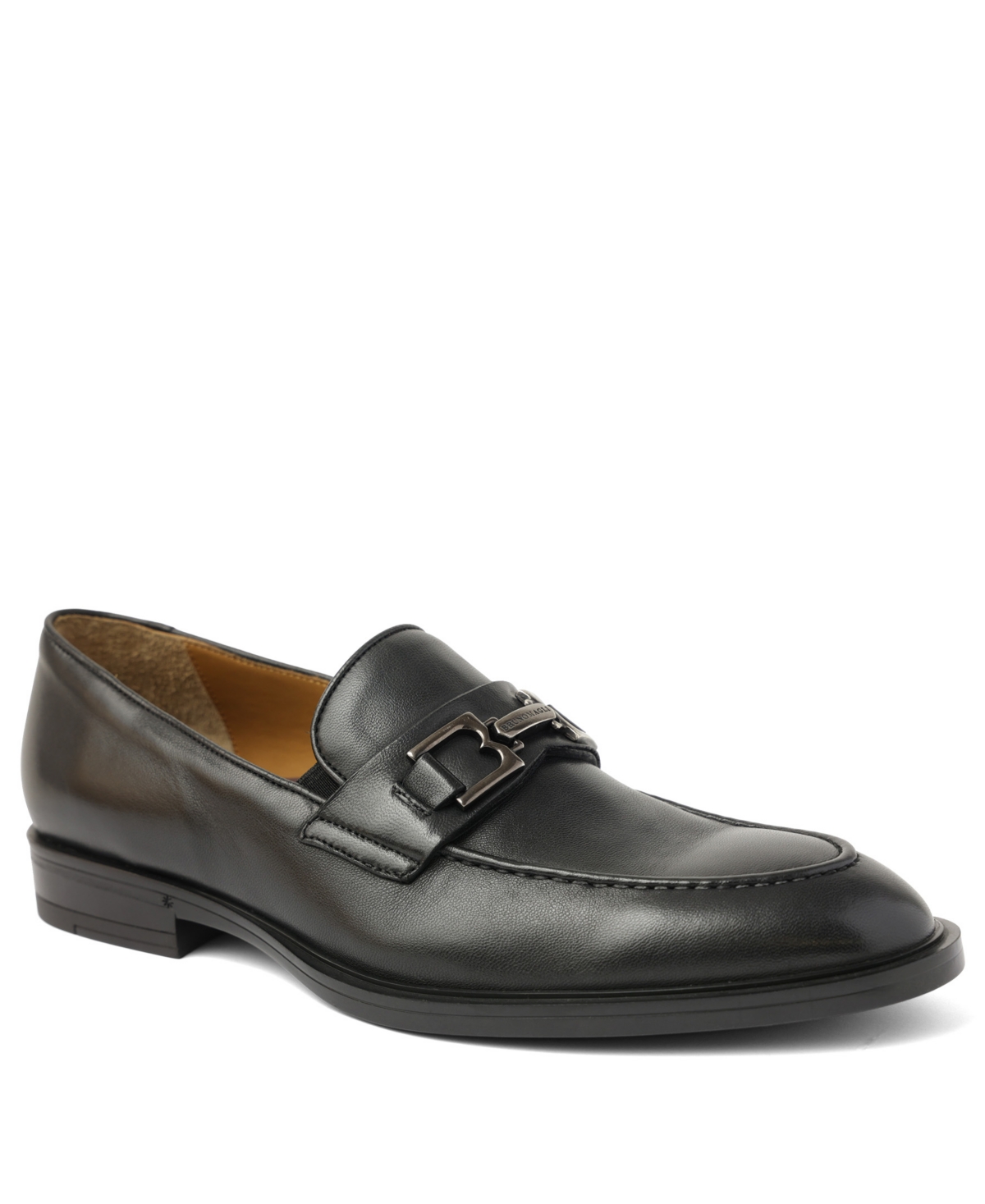 Shop Bruno Magli Men's Riccardo Loafer Shoes In Black