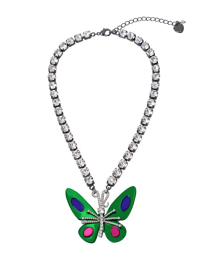 Betsey johnson best sale butterfly necklace