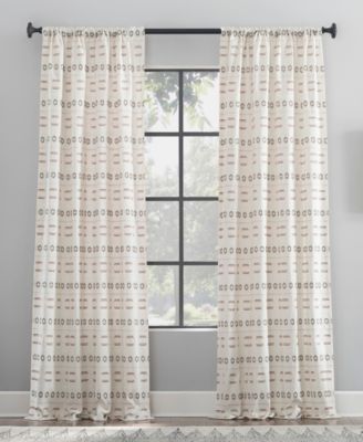 Archaeo Global Stripes Curtain Collection In Sienna