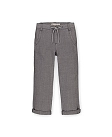 Boys' Rolled Cuff Pant with Drawstring, Infant
