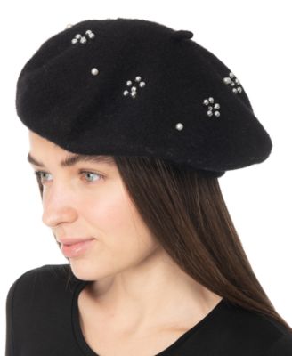 I.N.C. International Concepts - Women's Embellished Wool-Blend Beret