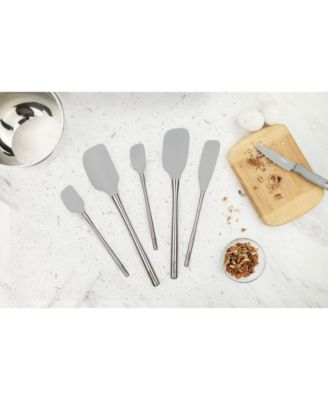 5-Pc. Flex-Core Stainless-Steel Handle Spatula Set